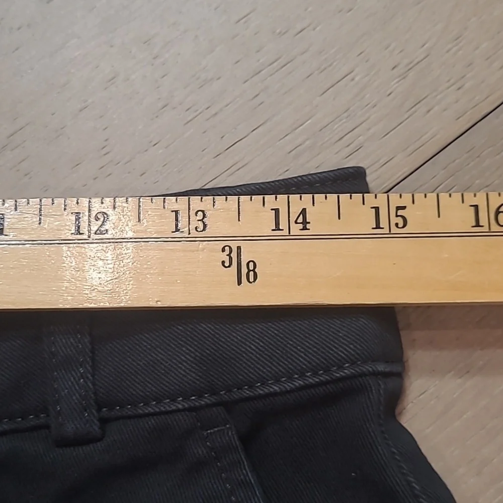 EUC Everlane Jeans Women's sz 6 Black High Rise Wide Leg Crop Pants